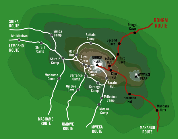 Kilimanjaro-Rongai-Route-Map-quest-horizon-safaris