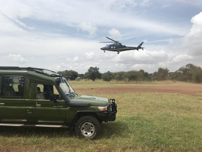 rwanda helicopter safari