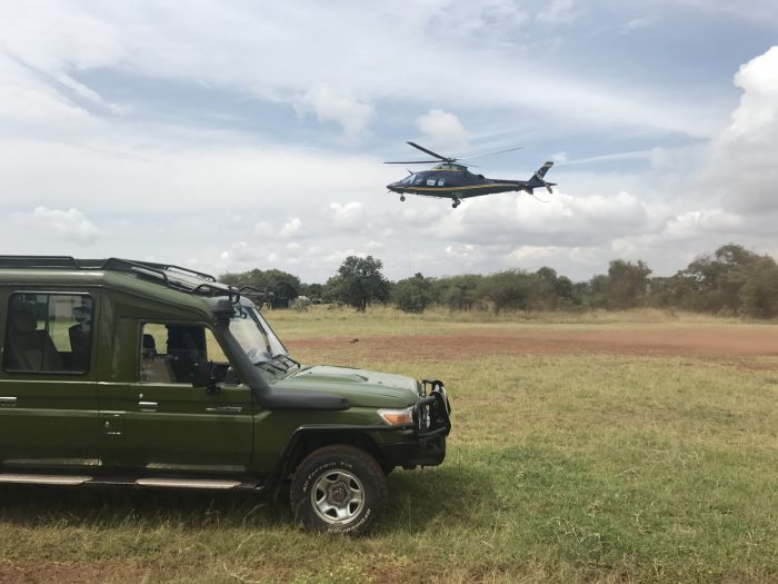 rwanda helicopter safari